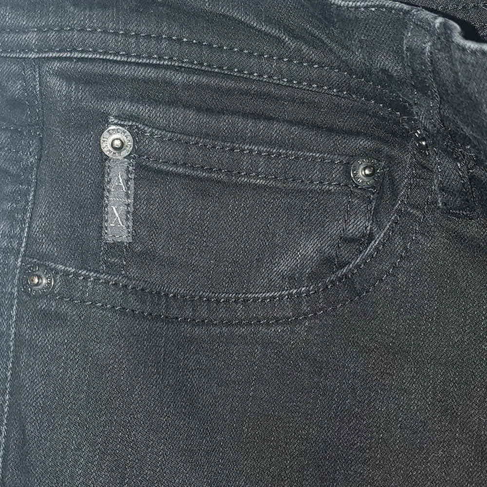 Armani Exchange Men's Black Jeans SZ 32R NWOT - Picture 4 of 10